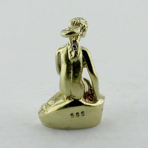 The Little Mermaid 14K Gold Charm - Denmark