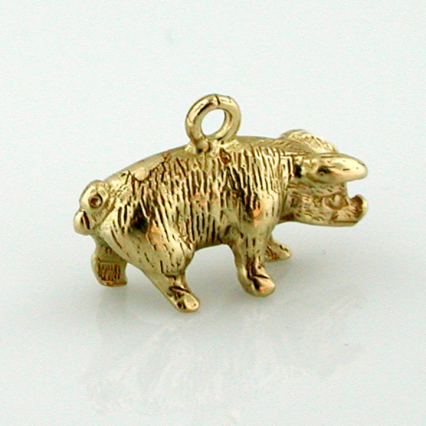 Pig 14K Gold Charm