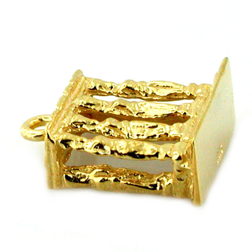 Greek Erechtheum Porch of Maiden 14k Gold Charm