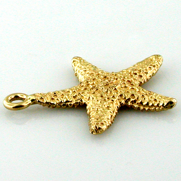 Starfish 14K Gold Charm