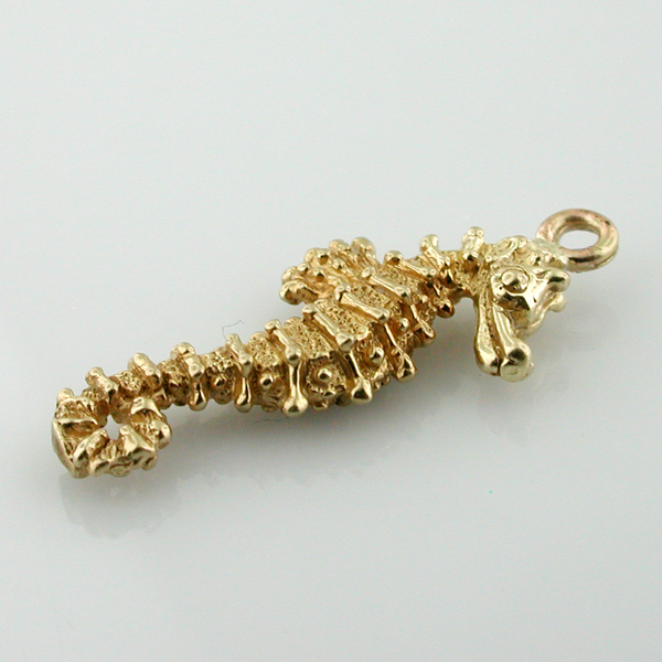 Seahorse 14K Gold Charm