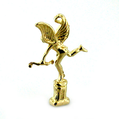 Statue of Eros God of Love 14k Gold Charm