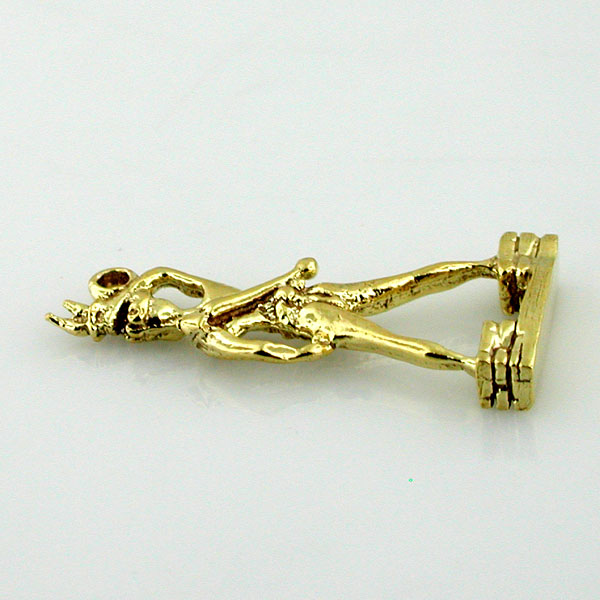 Colosus of Rhodes Statue 14k Gold charm