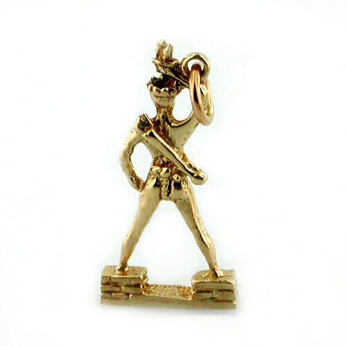 Colosus of Rhodes Statue 14k Gold Charm