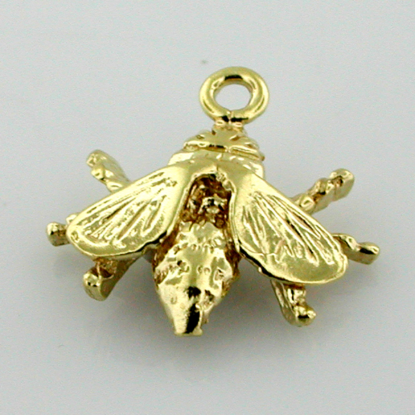 Fly Insect 14k Gold Charm