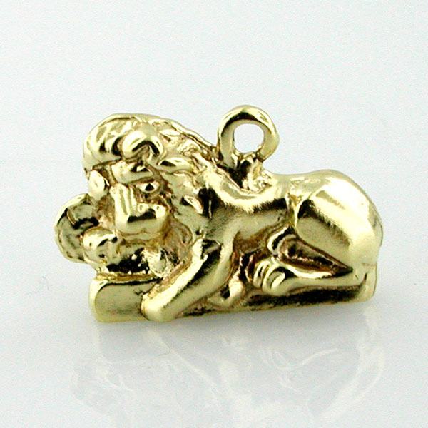 Lucerne Lion 14K Gold Charm