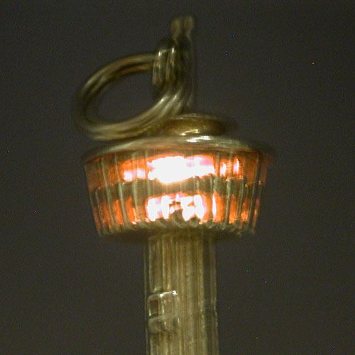Rare Tower Of The Americas AC Vintage 14K Gold Charm - Lights Up LIke Litacharm