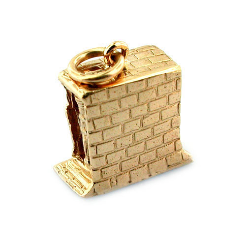 14k Gold Greek Erechtheum Porch of Maiden Charm